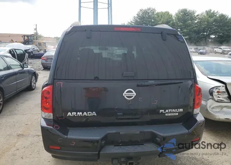 2014 Nissan Armada Platinum z USA, uszkodzony, nr VIN 5N1BA0NE9EN601326